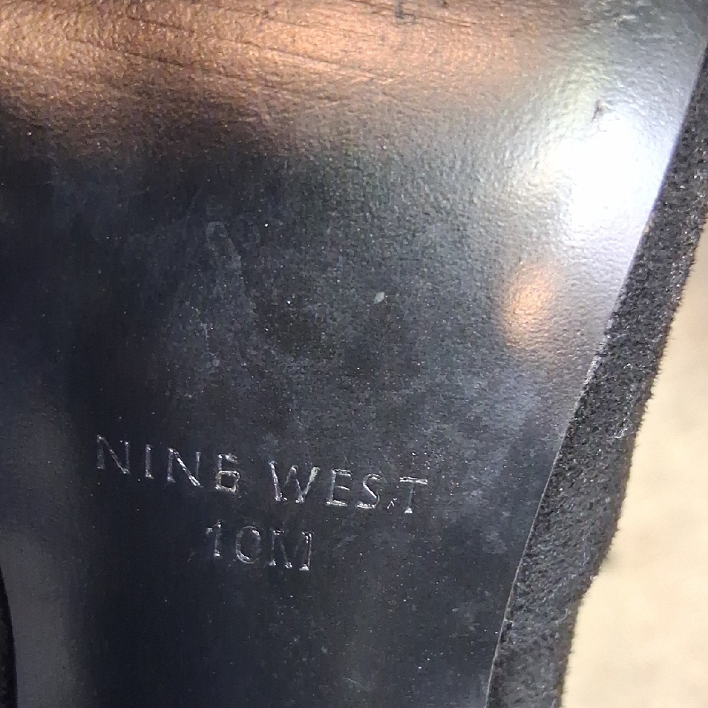 Nine West Black Heeled Boots - Picture 5 of 7